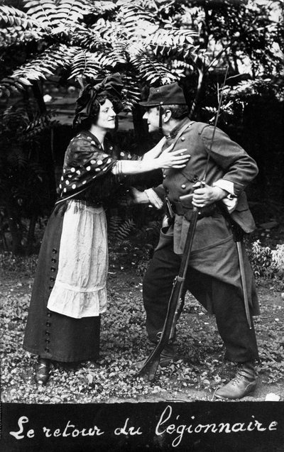 El regreso del legionario, c1900 de Unbekannt