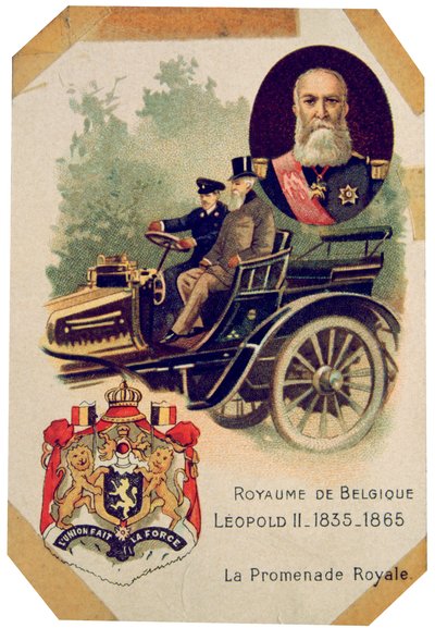 El paseo real de Leopoldo II, Rey de los Belgas, c1900s de Unbekannt