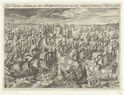 El hundimiento de la Armada Española en 1588, 1601 de Unbekannt