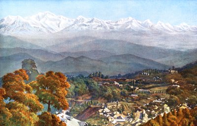 Las nieves de Jalapahar, Darjeeling, India, principios del siglo XX de Unbekannt