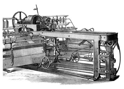 La mula hiladora, c1880 de Unbekannt