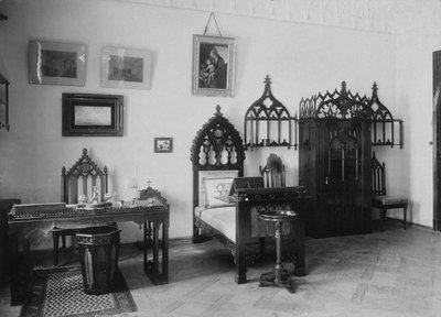 El estudio en la casa solariega de Maryino, principios de 1920 de Unbekannt
