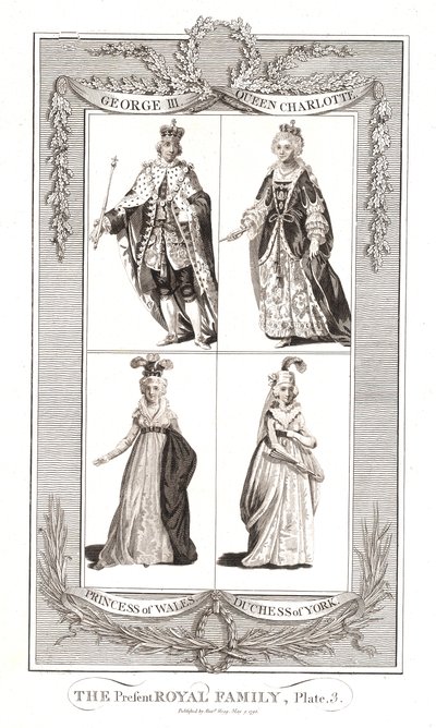 La entonces presente Familia Real Publicado el 9 de mayo de 1795 por Alexander Hogg de Unbekannt