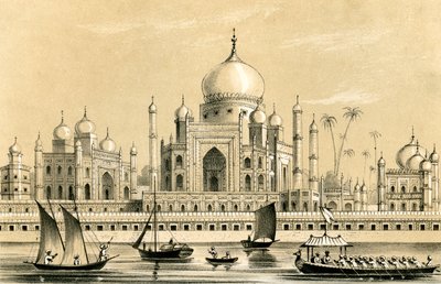 La tumba del favorito Sultán de Akbar Khan en Agra, 1847 de Unbekannt