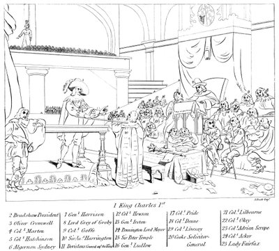 El juicio del Rey Carlos I 1600-1649 de Unbekannt
