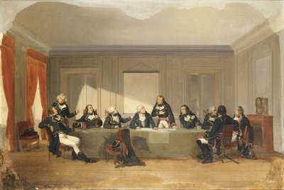 El consejo de guerra en Courtrai el 26 de junio de 1792 de Unbekannt