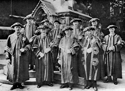 Los bedeles del barrio, Guildhall, Londres, 1926-1927 de Unbekannt