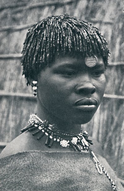 La esposa de un jefe sudafricano, 1912 de Unbekannt