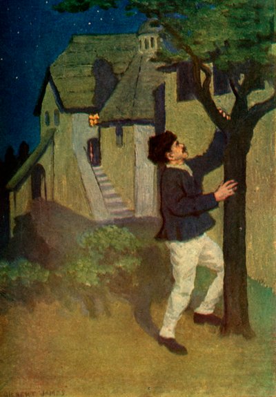 El joven sacude un árbol tres veces, 1917 de Unbekannt