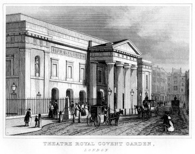 Teatro Real Covent Garden, Westminster, Londres, siglo XIX de Unbekannt