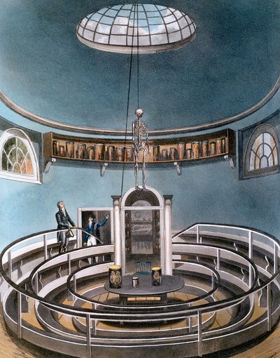 Teatro de Anatomía, Cambridge, 1815 de Unbekannt