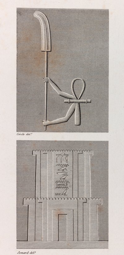 Tebas: Karnak (detalle) de Unbekannt
