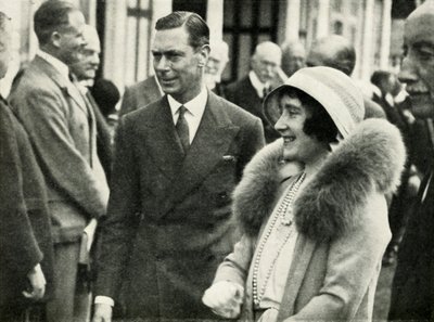 Sus Majestades en la Exposición Agrícola Real, Southampton, 1932, 1937 de Unbekannt