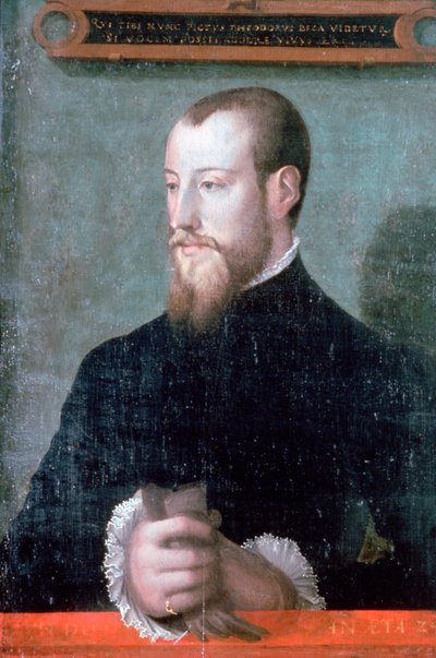 Teodoro de Beza, erudito y teólogo protestante francés, siglo XVI de Unbekannt