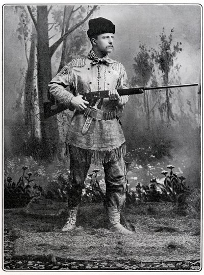 Theodore Roosevelt, soldado y político estadounidense, c. 1898 de Unbekannt