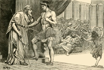 Teseo y Egeo, 1890 de Unbekannt