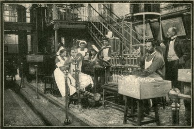 Este es el interior de una de las destilerías del zar, 1901 de Unbekannt