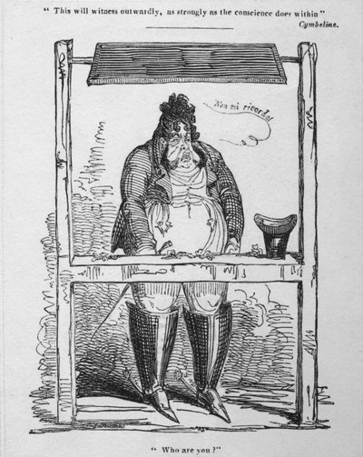 Esto será testigo exteriormente, tan fuerte como la conciencia lo hace internamente, Cymbeline, c1820 de Unbekannt