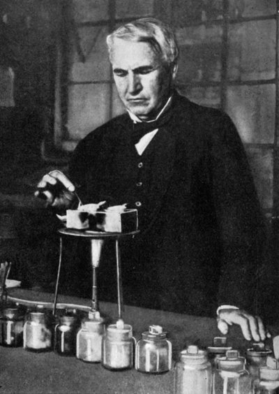 Thomas Alva Edison, inventor y empresario estadounidense, 1926 de Unbekannt