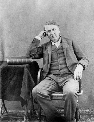 Thomas Edison, inventor estadounidense de Unbekannt