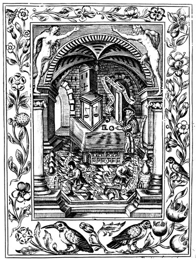 El laboratorio de Thomas Norton, c. 1477 1652 de Unbekannt