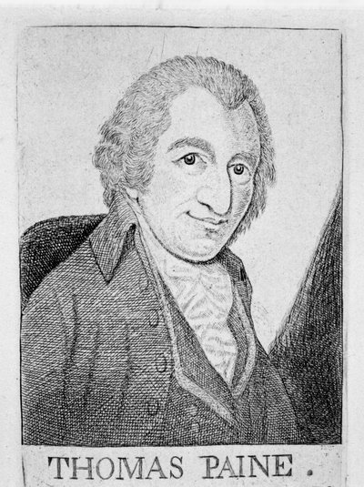 Thomas Paine, revolucionario, escritor y filósofo angloamericano de Unbekannt