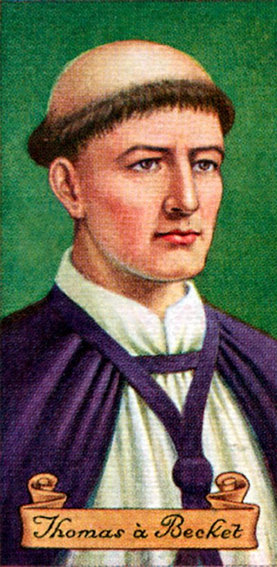 Thomas a Becket, tomado de una serie de tarjetas de cigarrillos, 1935 de Unbekannt