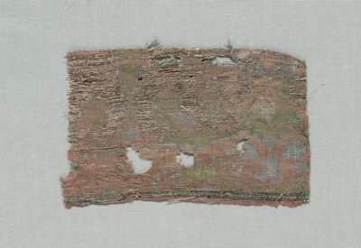 Tres Fragmentos de Seda Gótica Italiana, 1350-1399 de Unbekannt