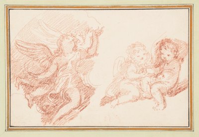 Tres putti de Unbekannt