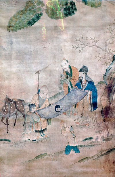 Tres sabios de Tai Chi, chinos, siglo XVII o XVIII de Unbekannt