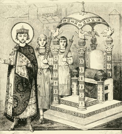 Trono de los emperadores bizantinos, 1890 de Unbekannt