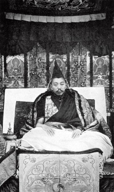 Thubten Gyatso 1876-1933, el 13º Dalai Lama de Tíbet, c1910 de Unbekannt