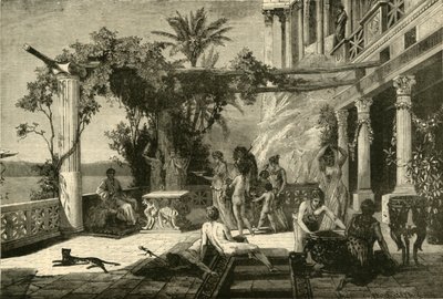 Tiberio en Capri, 1890 de Unbekannt