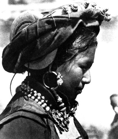 Mujer tibetana, 1938 de Unbekannt