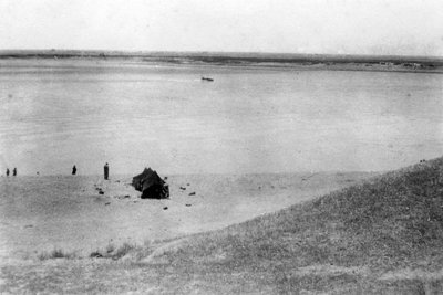 Río Tigris, Samarra, Mesopotamia, 1918 de Unbekannt