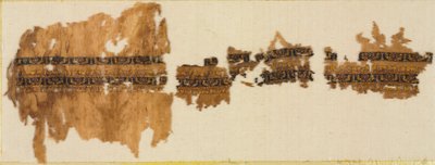Tiraz con oro, probablemente de una manga ancha, 1013-1020 de Unbekannt