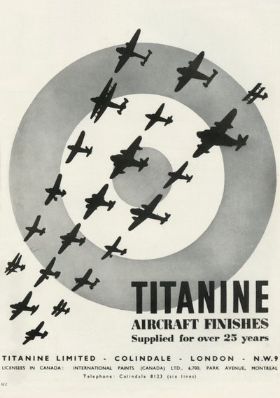 Acabados de aeronaves Titanine, 1941 de Unbekannt