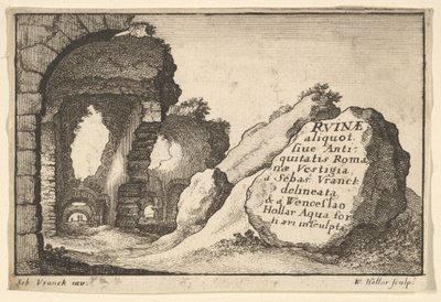 Ruinas romanas, ca. 1650 de Unbekannt