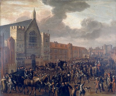 Titus Oates en el cepo, c. 1687 de Unbekannt
