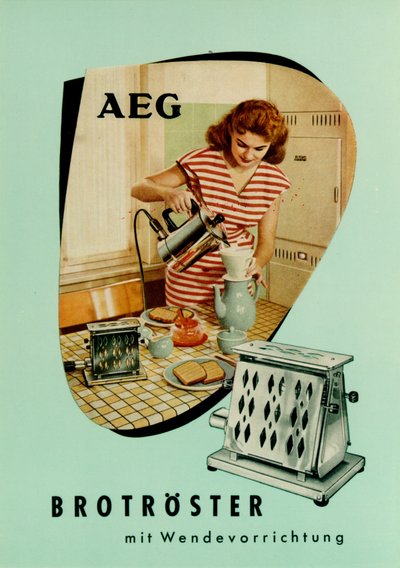 Tostadora. Publicidad de AEG de Unbekannt