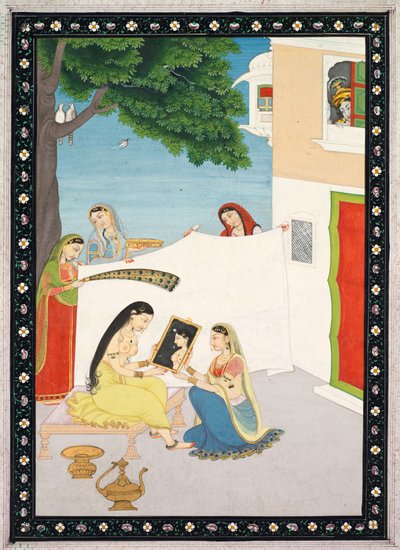 Toilette de Radha, c. 1810-1820 de Unbekannt