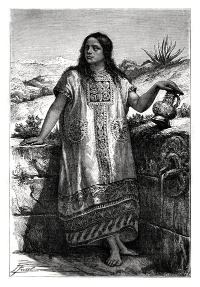 Chica tolteca, México, siglo XIX de Unbekannt