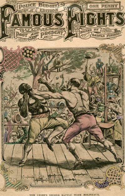 Segunda batalla de Tom Cribb con Molineaux, 1811 finales del siglo XIX o principios del siglo XX de Unbekannt