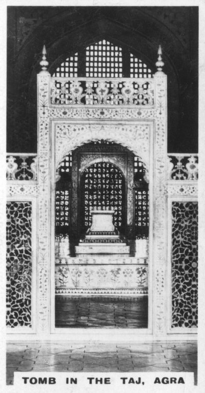 Tumba en el Taj, Agra, Uttar Pradesh, India, c1925 de Unbekannt