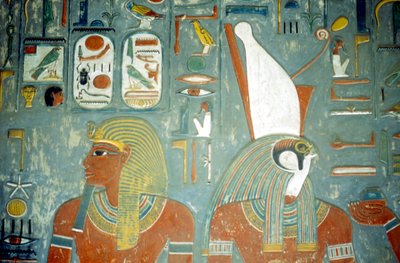 Tumba de Horemheb, último rey de la 18ª dinastía, Antiguo Egipto de Unbekannt