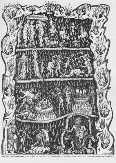 Tormentos del infierno, c. 1185 de Unbekannt