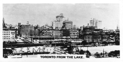 Toronto desde el lago, Canadá, c1920s de Unbekannt