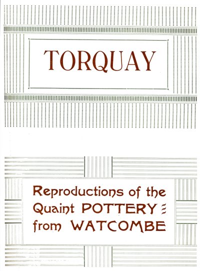 Torquay - Reproducciones de la alfarería pintoresca de Watcombe, 1919 de Unbekannt