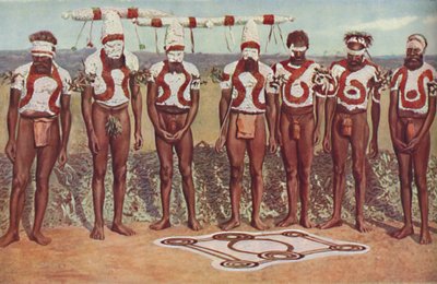Ritual totemista entre los negros australianos, c. 1935 de Unbekannt