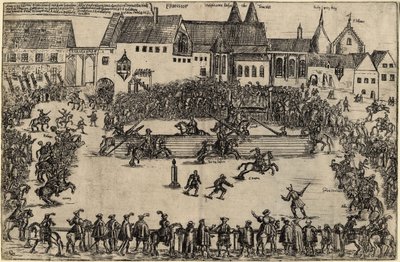Torneo en la época de Enrique I el Pajarero 938, ca. 1575 de Unbekannt